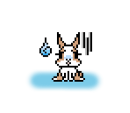 MOMO rabbit's daily life sticker #1088367