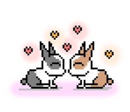 MOMO rabbit's daily life sticker #1088373