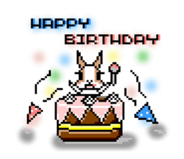 MOMO rabbit's daily life sticker #1088375