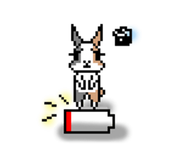 MOMO rabbit's daily life sticker #1088377