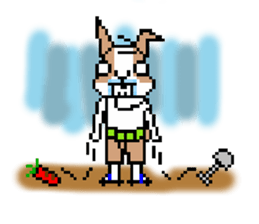 MOMO rabbit's daily life sticker #1088385