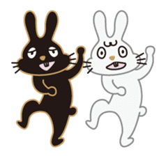 Rabbit brother [Friends series] sticker #1088386