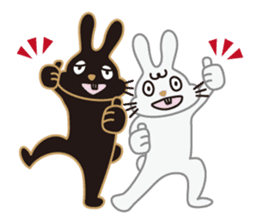 Rabbit brother [Friends series] sticker #1088388