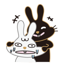 Rabbit brother [Friends series] sticker #1088389