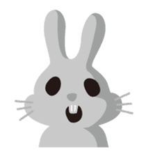 Rabbit brother [Friends series] sticker #1088390