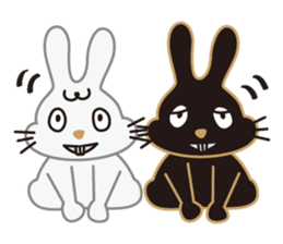 Rabbit brother [Friends series] sticker #1088394