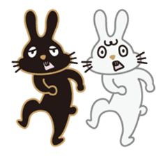 Rabbit brother [Friends series] sticker #1088395