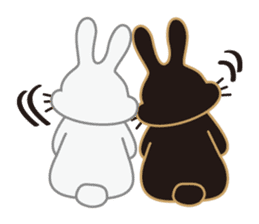 Rabbit brother [Friends series] sticker #1088396