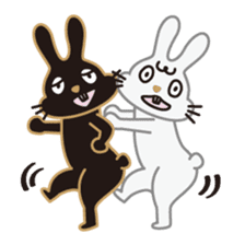 Rabbit brother [Friends series] sticker #1088397
