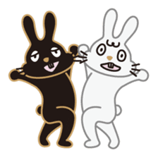 Rabbit brother [Friends series] sticker #1088406
