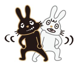 Rabbit brother [Friends series] sticker #1088408