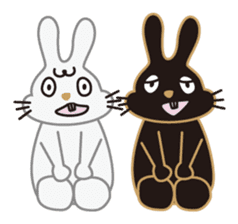 Rabbit brother [Friends series] sticker #1088417