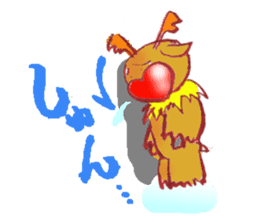 Rudo,TheHeart-shapeRedNosedReindeer sticker #1088832