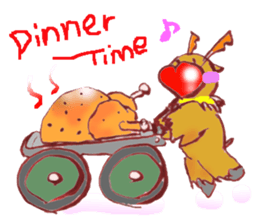 Rudo,TheHeart-shapeRedNosedReindeer sticker #1088841