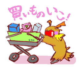 Rudo,TheHeart-shapeRedNosedReindeer sticker #1088842