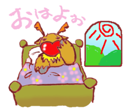 Rudo,TheHeart-shapeRedNosedReindeer sticker #1088844