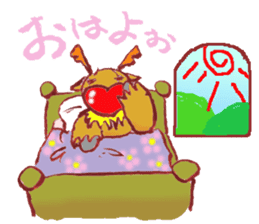 Rudo,TheHeart-shapeRedNosedReindeer sticker #1088844