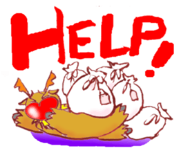 Rudo,TheHeart-shapeRedNosedReindeer sticker #1088848