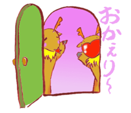Rudo,TheHeart-shapeRedNosedReindeer sticker #1088856