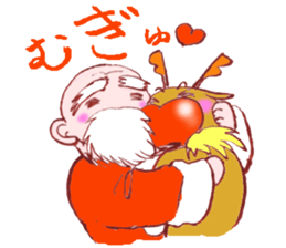 Rudo,TheHeart-shapeRedNosedReindeer sticker #1088858