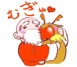 Rudo,TheHeart-shapeRedNosedReindeer sticker #1088858