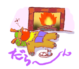 Rudo,TheHeart-shapeRedNosedReindeer sticker #1088859