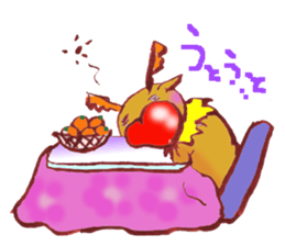 Rudo,TheHeart-shapeRedNosedReindeer sticker #1088860