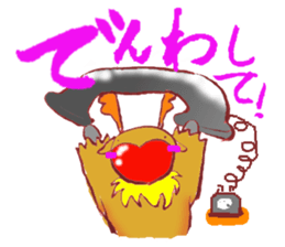 Rudo,TheHeart-shapeRedNosedReindeer sticker #1088863