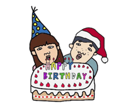 SATOKO&TOSHIO sticker #1088883