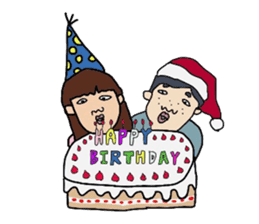 SATOKO&TOSHIO sticker #1088883