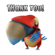 Zeezee, the funny parrot sticker #1088998