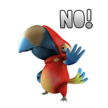 Zeezee, the funny parrot sticker #1089021