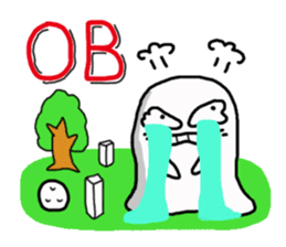 KAWAII MokoPunyu golf diary sticker #1089635