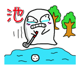 KAWAII MokoPunyu  golf diary sticker #1089636