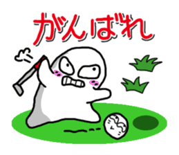 KAWAII MokoPunyu  golf diary sticker #1089648