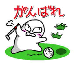 KAWAII MokoPunyu golf diary sticker #1089648