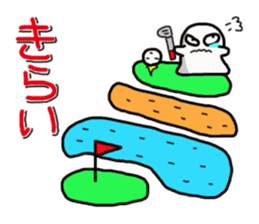 KAWAII MokoPunyu  golf diary sticker #1089651