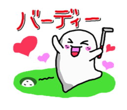 KAWAII MokoPunyu golf diary sticker #1089660