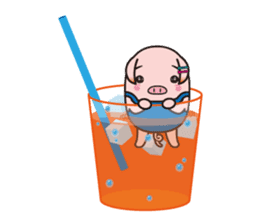 Pig high school girl JKB BOO sticker #1090307