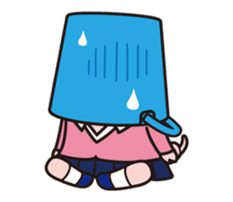 Pig high school girl JKB BOO sticker #1090332