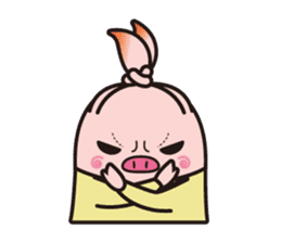 Pig high school girl JKB BOO sticker #1090340