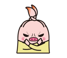 Pig high school girl JKB BOO sticker #1090340