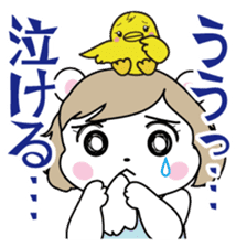 Daily life of the white bear sticker #1090551