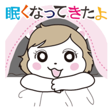 Daily life of the white bear sticker #1090554