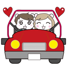 Daily life of the white bear sticker #1090575