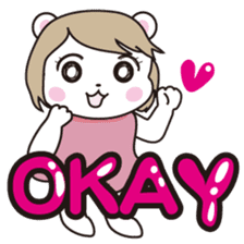 Daily life of the white bear sticker #1090578