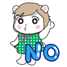 Daily life of the white bear sticker #1090579