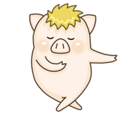 What a good looking pig you are! sticker #1090945