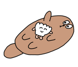 Sea otter Sticker sticker #1090946