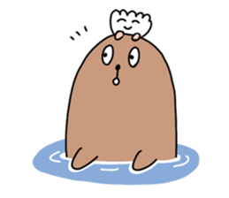 Sea otter Sticker sticker #1090953